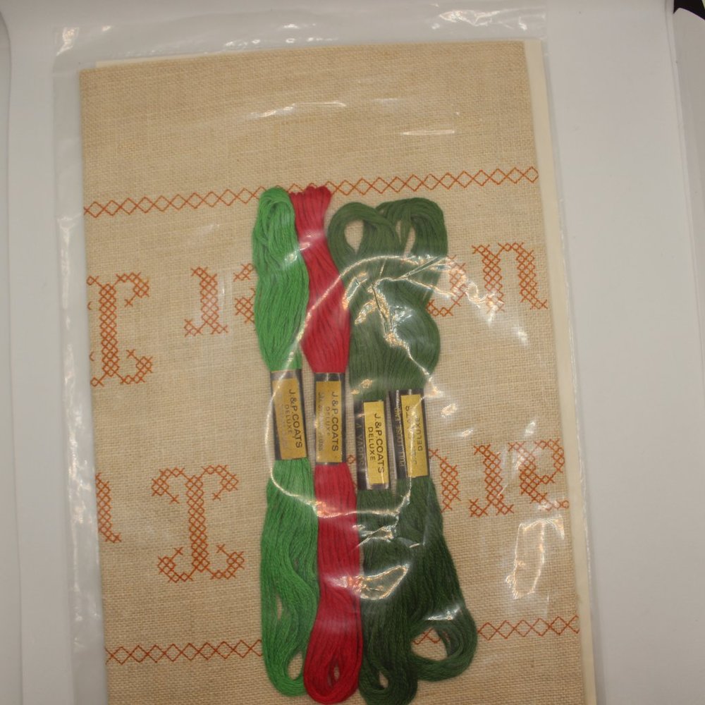 Jane Snead Needlework Kit Seems the Harder I Work The Luckier I Get. - Picture 2 of 2